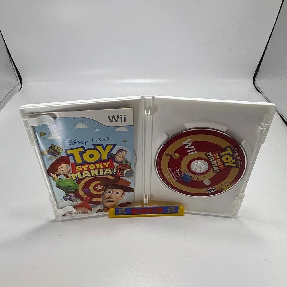 Toy Story Mania! Wii (Nintendo Wii, 2009) Complete W/ Manual